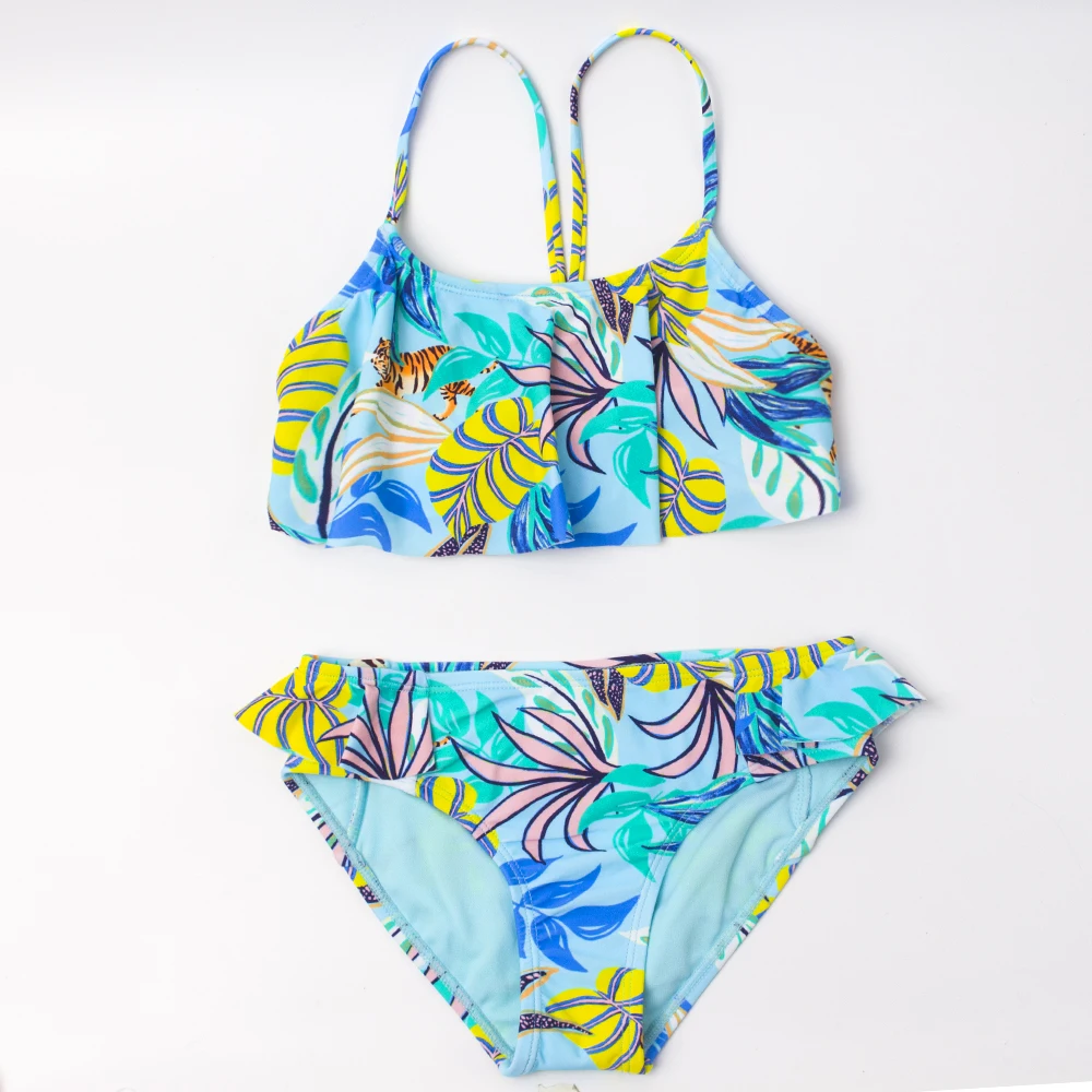 

Multi Style Kids Girls Bikini Set 2020 New Print Girls Kids Swimwear Swimsuit Summer Children Biquini Infantil Bathing Suit A369