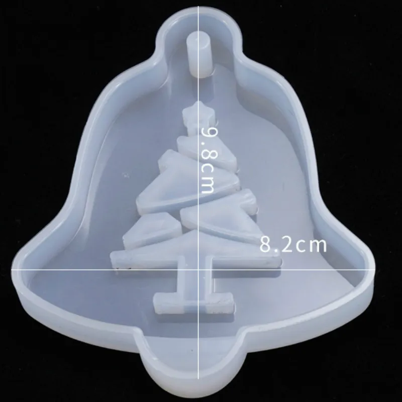 Силиконовая форма Jingle Bell для рождественской елки создание орнаментов из