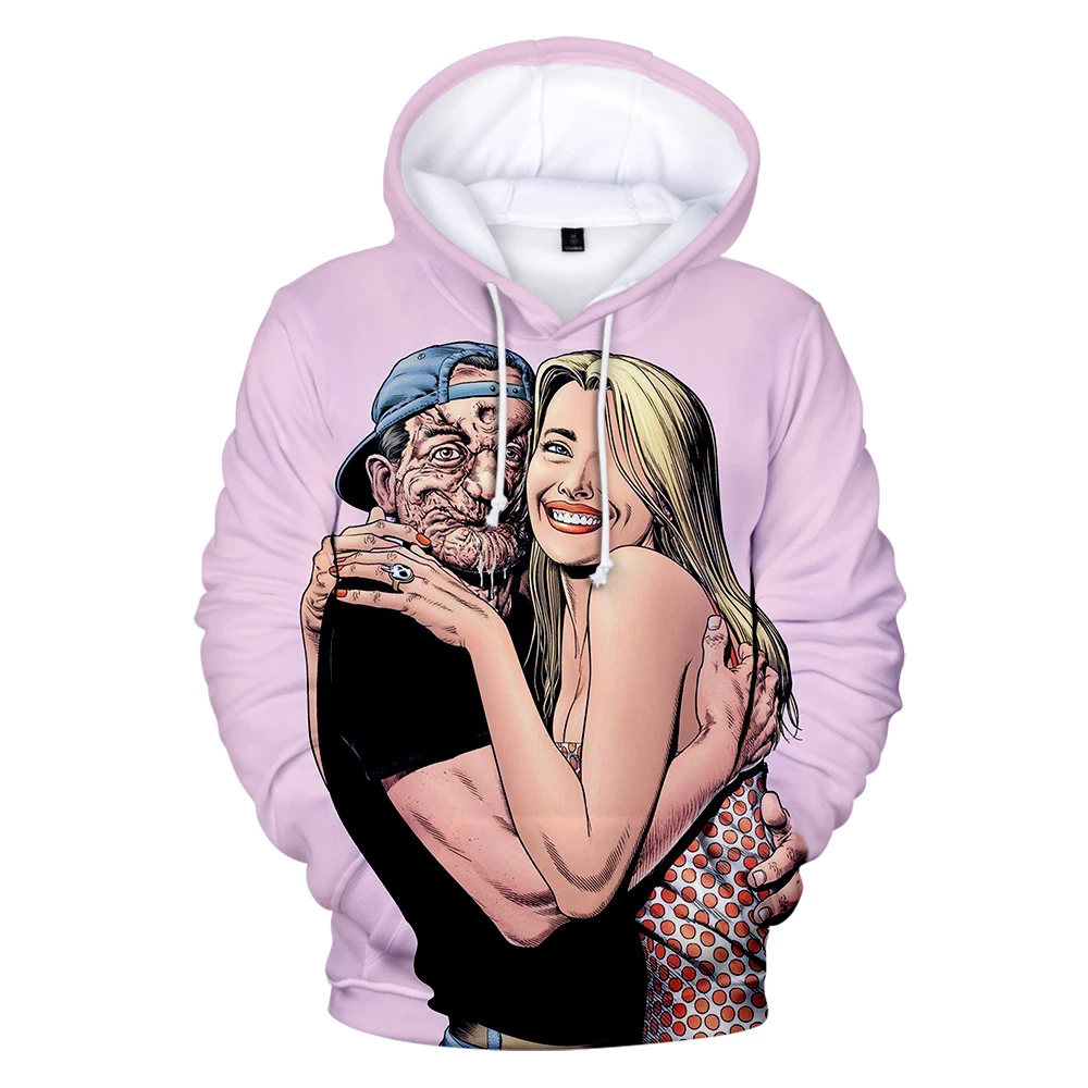 Толстовка с капюшоном для мальчиков и девочек худи объемным изображением