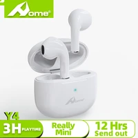 home y4 wireless headphone with deep bass low delay in ear mini earbuds hd microphone for apple iphone bluetooth touch earphones