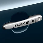 4 шт., автомобильный Стайлинг, дверной наклейки на ручку, авто Декор, наклейки для Nissan Juke Sport, графический виниловый светоотражающий наклейки аксессуары для автомобиля
