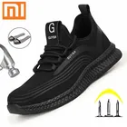 Защитная обувь Xiaomi Mijia, Мужская рабочая обувь, модная мужская обувь для ходьбы, рабочие кроссовки с защитой от проколов, мужская обувь со стальным носком