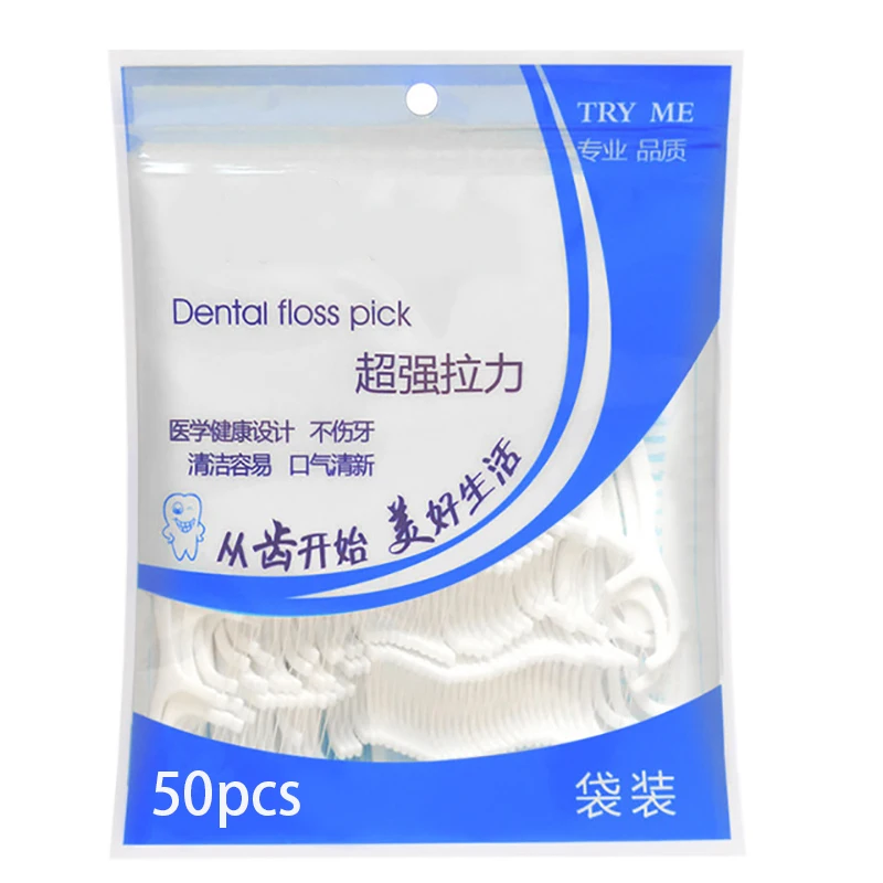 

Dental Floss Pick Flosser Tooth Cleaner Teeth Toothpicks Stick Oral Care Interdental Brush Teeth Stick Floss Pick Cleaning