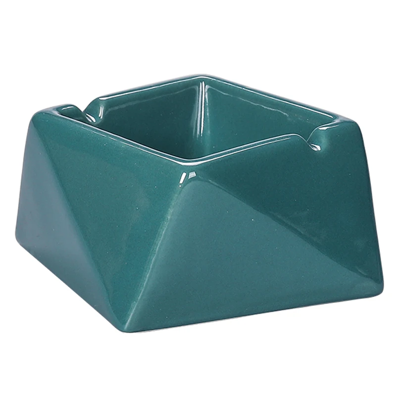 

Ceramic ashtray-ceramic flowerpot-simple geometric shape flowerpot-irregular ashtray-multifunctional office Storage box