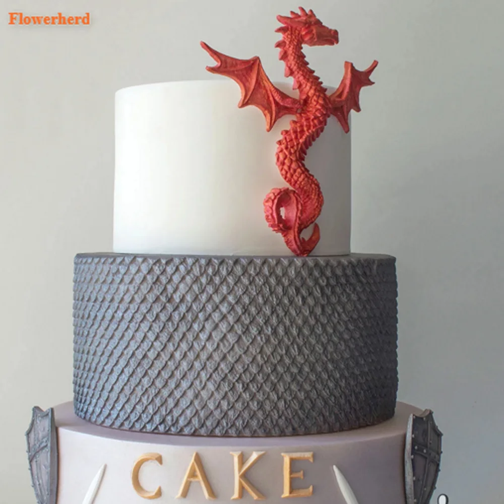 Новинка чешуя Русалки силиконовая форма для помадки торта украшение на день