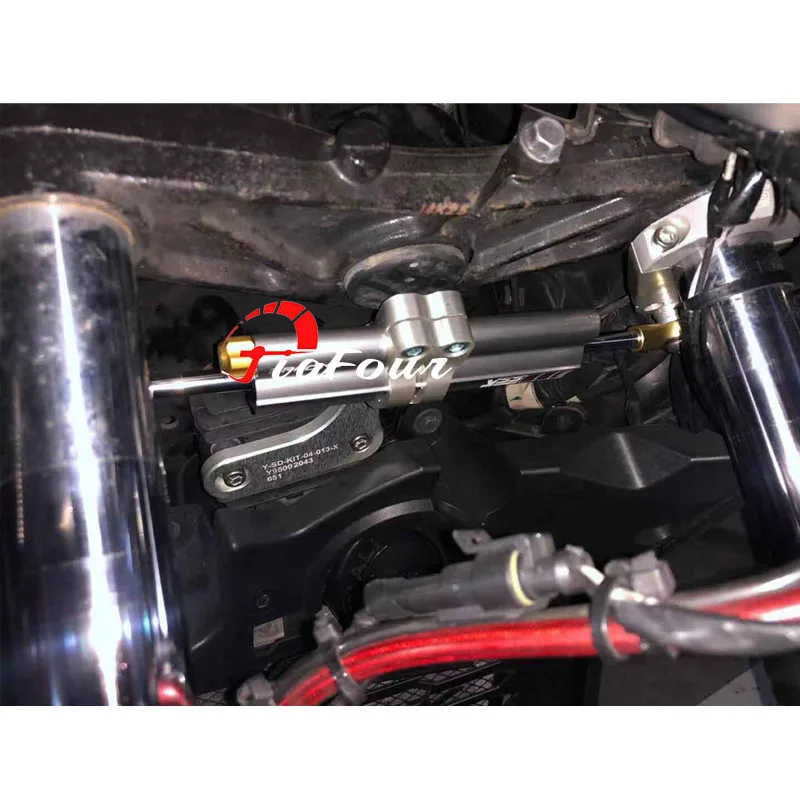 

Fit For YAMAHA XMAX 250 XMAX 300 X-MAX 400 2018-2020 Accessories Steering Damper Mounting Kit Stabilizer Adjustable