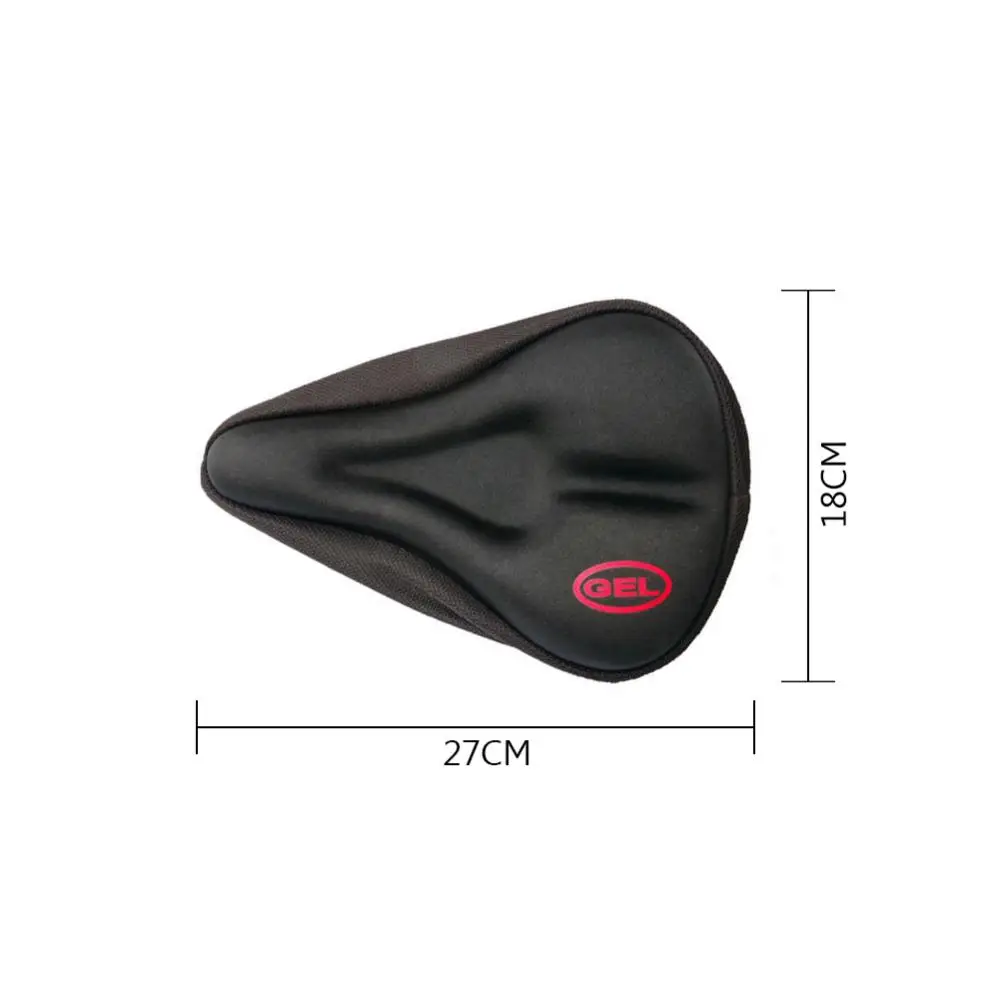 

40%HOT 3D MTB Road Mountain Bike Bicycle Soft Saddle Cushion Cover Silicone Seat Pad