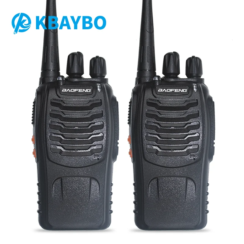 

1or 2 PCS Baofeng BF-888S Walkie Talkie 5W Two-way radio Portable Radio UHF 400-470MHz 16CH Comunicador Transmitter Transceiver