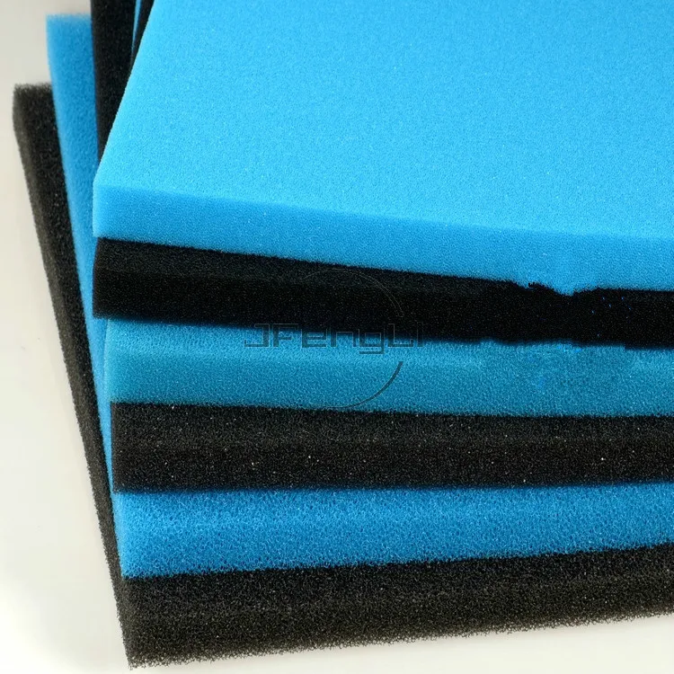 

2 PCS 50cm*5cm or 3cm 24*5cm or 3cm Biochemical Cashmere Wool Filter Cotton Material for Nitrifying Bacteria Blue Black