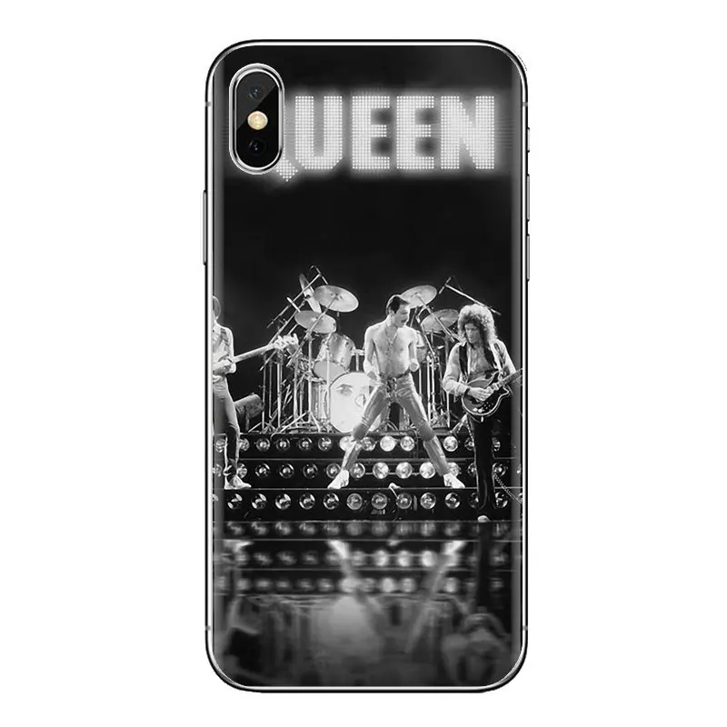 Фредди Меркури Queen браслет для samsung Galaxy S3 S4 S5 мини S6 S7 край S8 S9 S10 Plus Note 3 4 5 8 9 мягкий