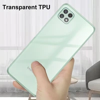 transparent case for samsung galaxy a22 a 32 42 52 72 a82 full protection phone back cover clear silicone gel for samsung s21 fe