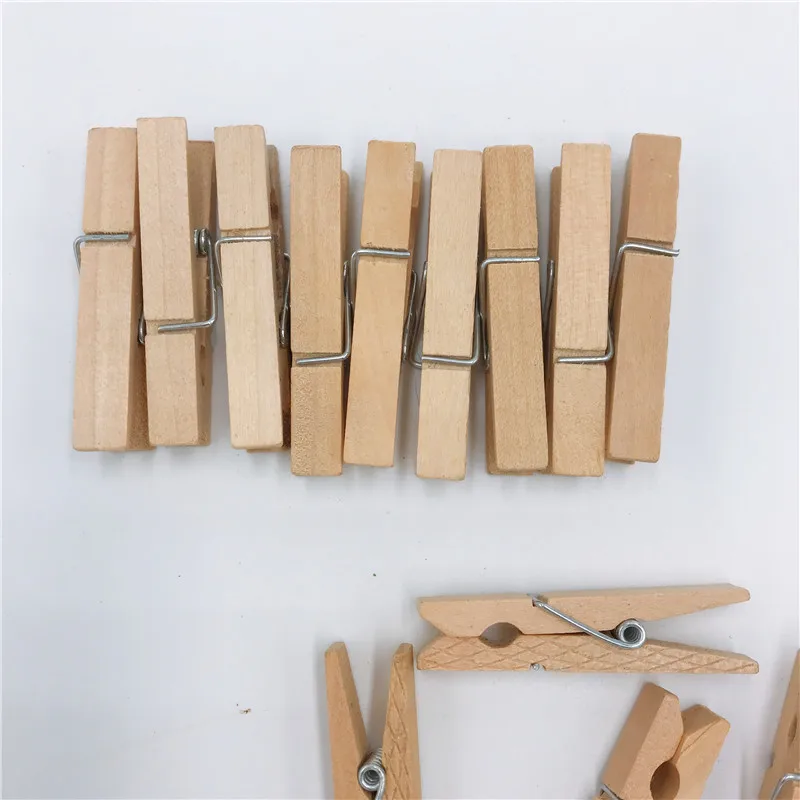 100 шт деревянный зажим цвет маленький фото папка DIY аксессуары|Поделки из дерева| |