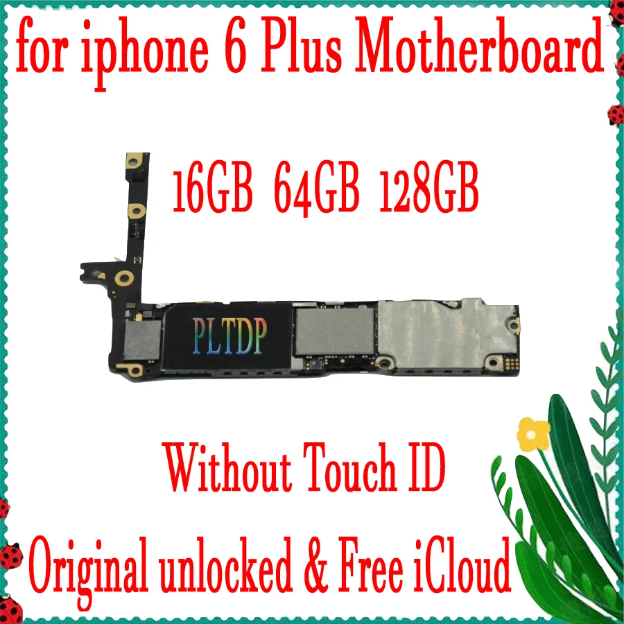 Заводская разблокированная материнская плата для iphone 6 plus 16 Гб 64 128 ГБ IOS