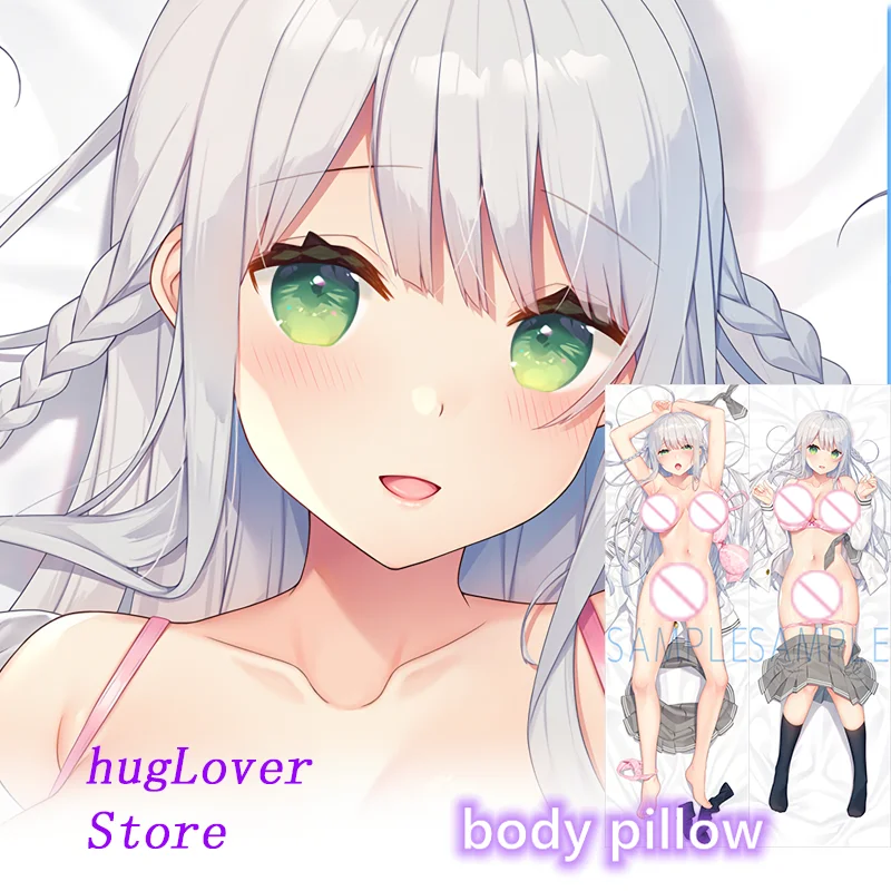 Подушка для тела дакимакура аниме loli с серебристыми волосами девушек