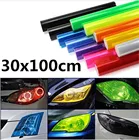 100 см Автомобильная фара виниловая пленка наклейка для BMW X7 X1 M760Li 740Le iX3 i3s i3 635d 120d 120i бить Лавина 34