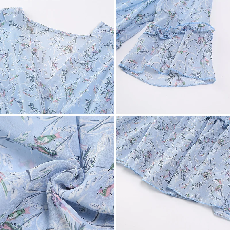 

Spring and Summer Pregnant Woman Dress Long Skirt Pregnant Woman Chiffon Skirt Lining Dress Maternity Dress For Women