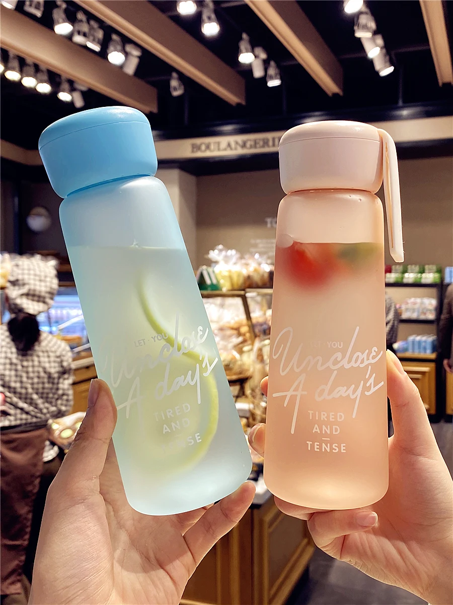 Прозрачная термобутылка для воды инфузор милый спортивный инфузер Детские