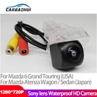 Автомобильная камера заднего вида для Mazda 6 M6 GJ Atenza 2013  2015 2016 2017 CCD HD камера для номерного знака ночного видения камера заднего вида