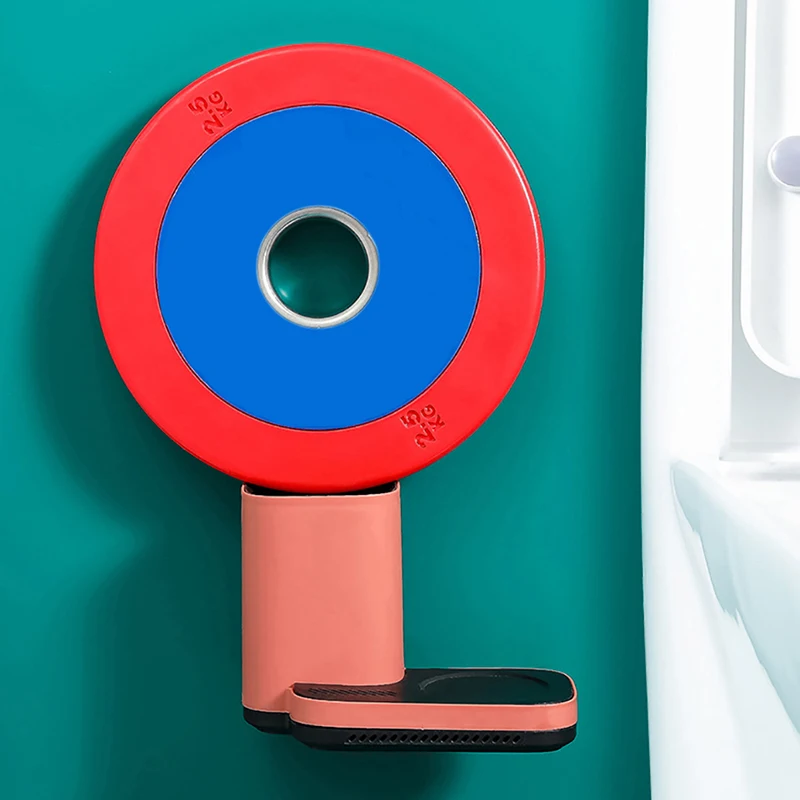 Silicone TPR Toilet Brush Holder For WC Bathroom Accessories Drainable Cleaning With Storage Base Home Tool | Дом и сад