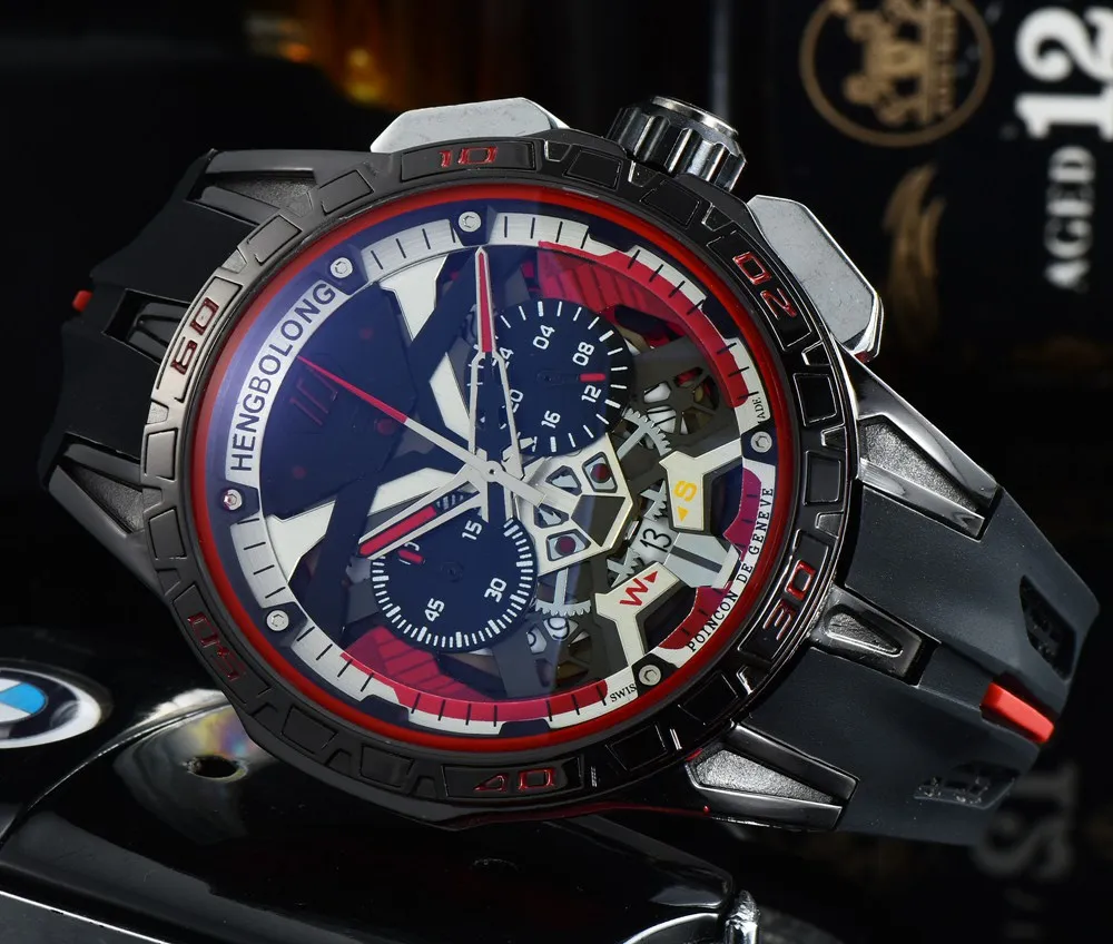 

Mens Watches Top Brand Luxury Quartz Watch Men Fashion Luminous Army Waterproof Men Wrist Roger Watch Relogio Masculino