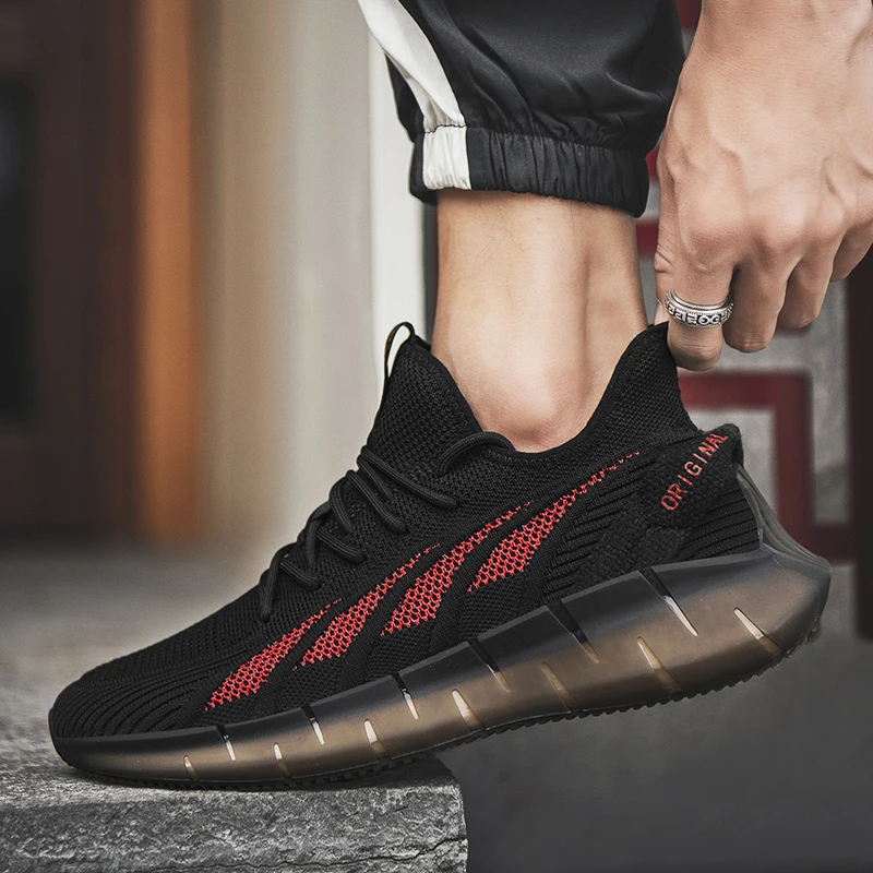 

running shoe work trending zapatillas sneakers air new zapatos on mens slip casual hombre Breathable Casual breathable man mesh