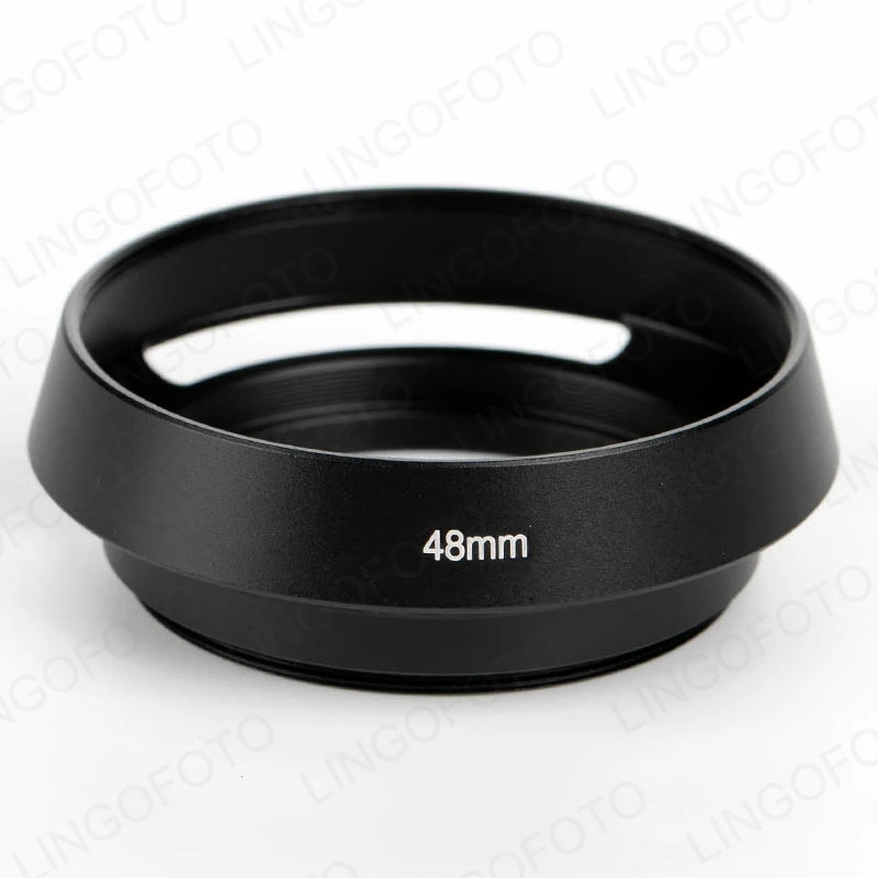 48 мм Цветочная бленда для объектива черный металл Canon QL17 G3 GIII | Электроника