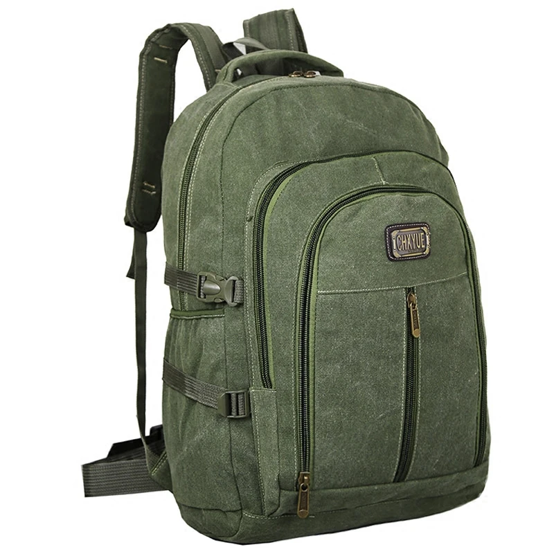 60 liter large capacity canvas backpack male retro sports travel bag mountaineering outdoor student school | Багаж и сумки