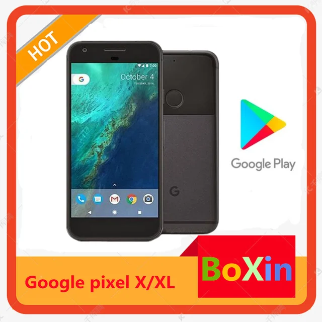 Google pixel x xl desbloqueado, telefone móvel 5.0 1