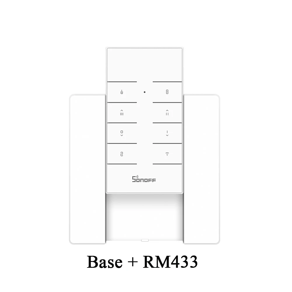 Base and RM433 SONOFF iFan03 WiFi потолочный светильник с вентилятором поддержка 433 МГц RF RM433 умный дом дистанционное управление работа с Alexa Google Home - Комплект: Base and RM433