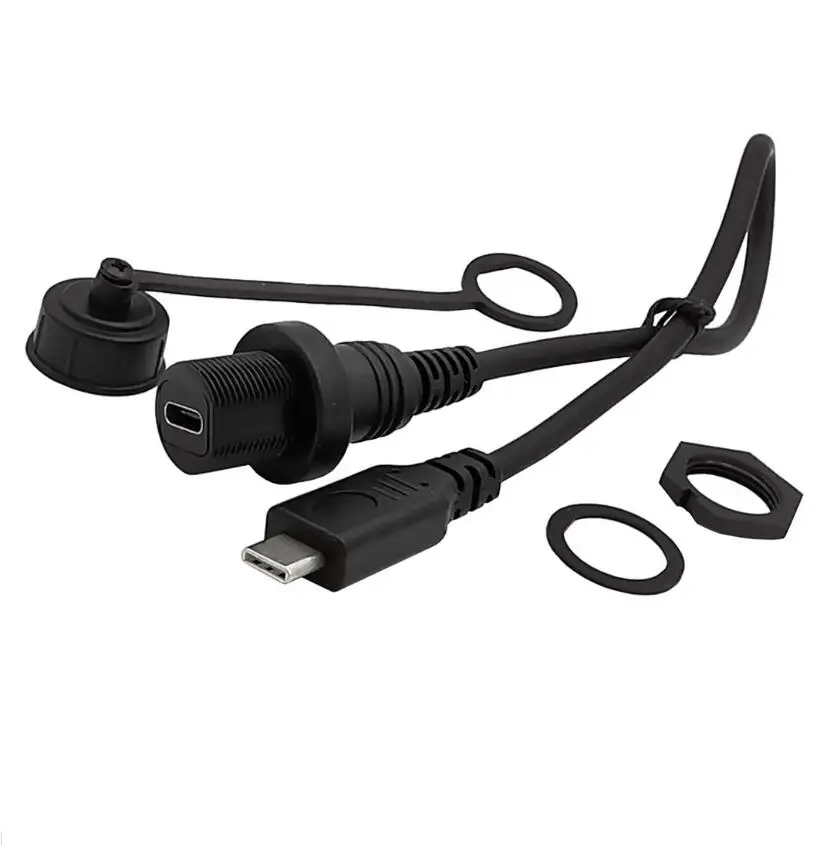 Кабель-удлинитель USB3.1 type-c MINI Micro USB 5-контактный штекер-гнездо AUX для скрытого