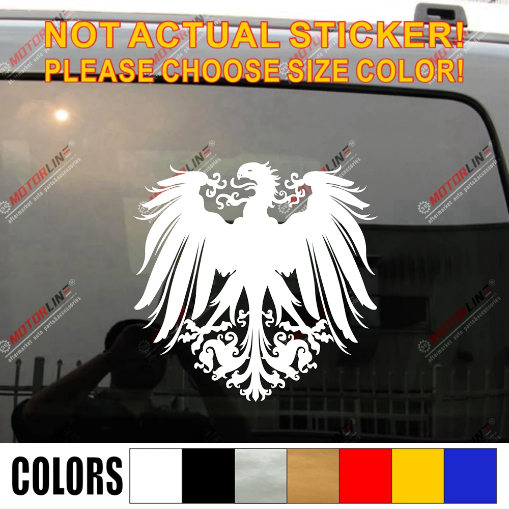 

Coat of Arms of German Empire Eagle 1889 -1918 Decal Sticker Car Vinyl no bdgrd