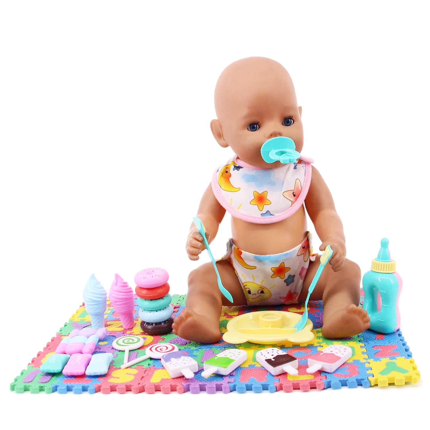 Детская столовая посуда Алфавит Подушка-головоломка подходит 18 дюймов принятые