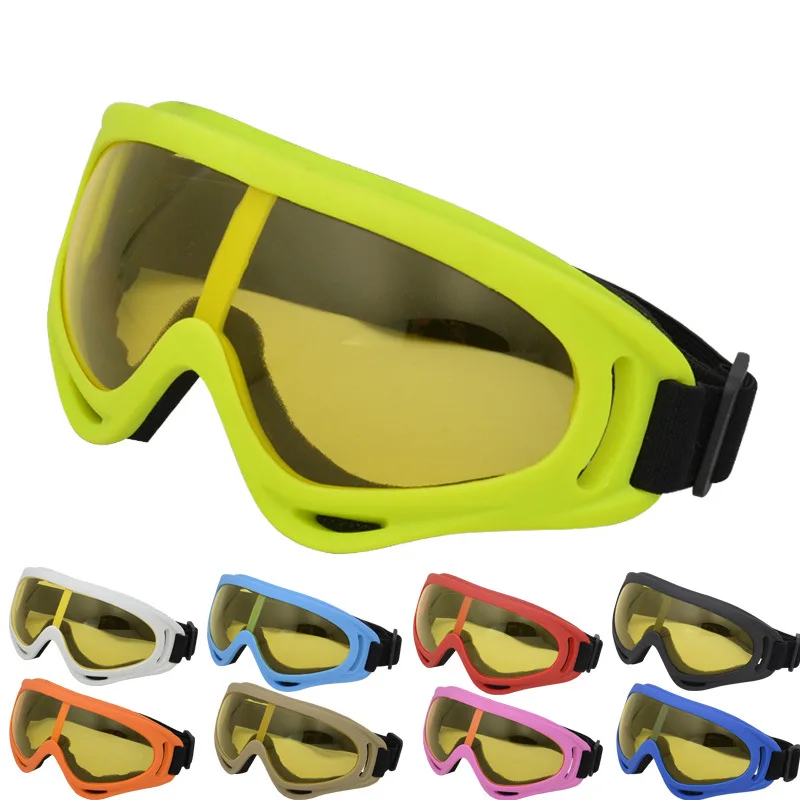 Новый стиль цветные очки X400 лыжные мотоциклетные мужские и женские для езды на