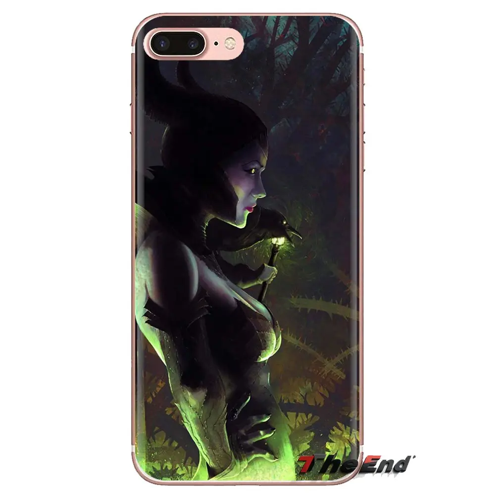 For Huawei Honor 7X V10 6C V9 6A Play 9 Mate 10 Pro Y7 Y5 P8 P10 Lite Plus GR5 2017 curse Maleficent Stained Glass Soft TPU Case |