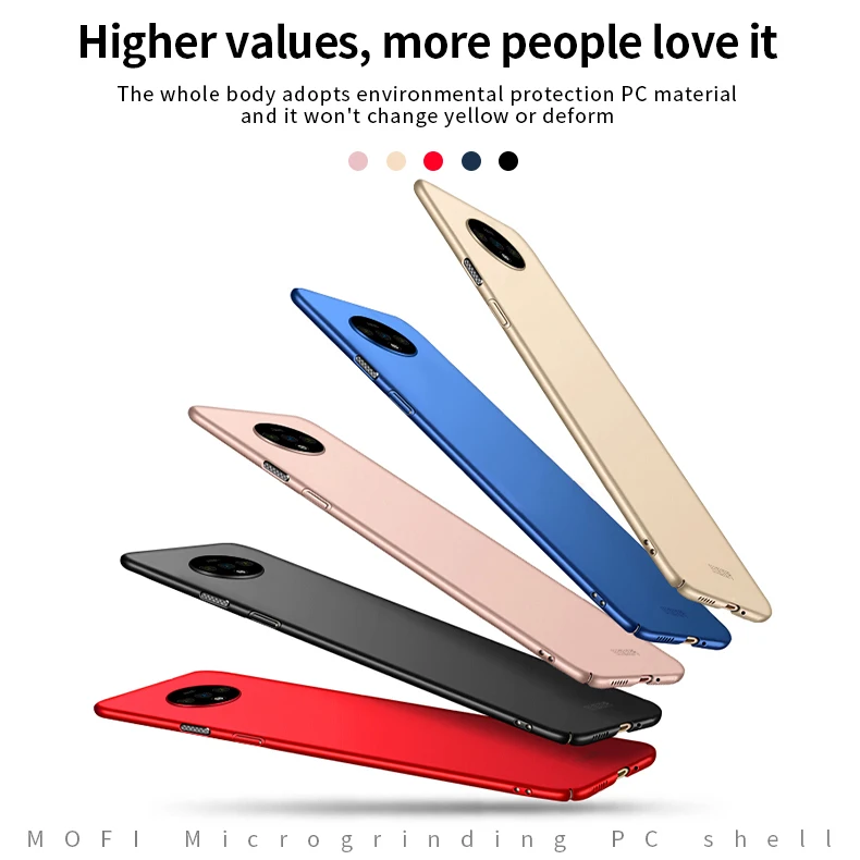 For OnePlus 7T Case MOFi Hard Luxury Protection Cover For OnePlus 7T Phone Case Cover