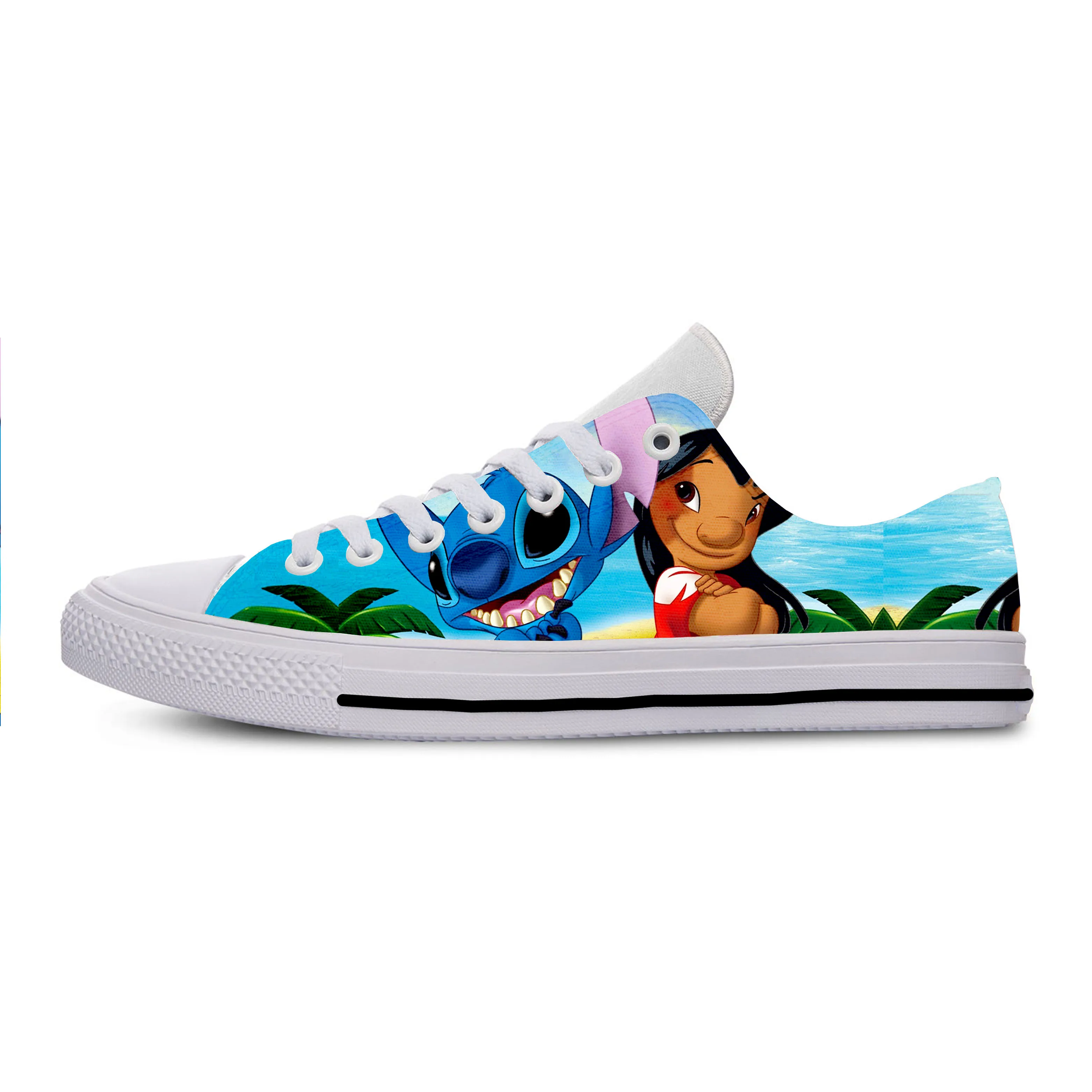 &quotЛило и Стич&quot 2019 горячие модные 3D кроссовки для мужчин/женщин высокого