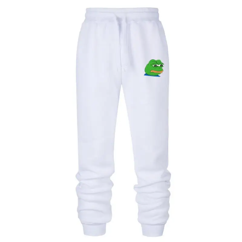 

SUPZXU Funny frog Fashion Printed Trousers 2020 Fall Men's Black Jogger Pants Casual Fit Mens women Fitness Sweatpants Big Size