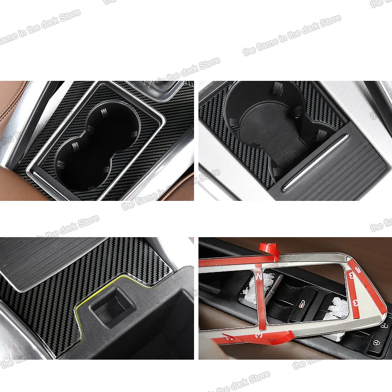 Lsrtw2017 углеродное волокно вентиляционная панель рамка для Geely Boyue atlas 2016 2017 2018 2019 2020