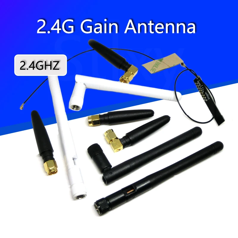 3dBi 2 4 ГГц Wi Fi антенна SMA Мужской маршрутизатор Bluetooth антенны беспроводной модуль 4g