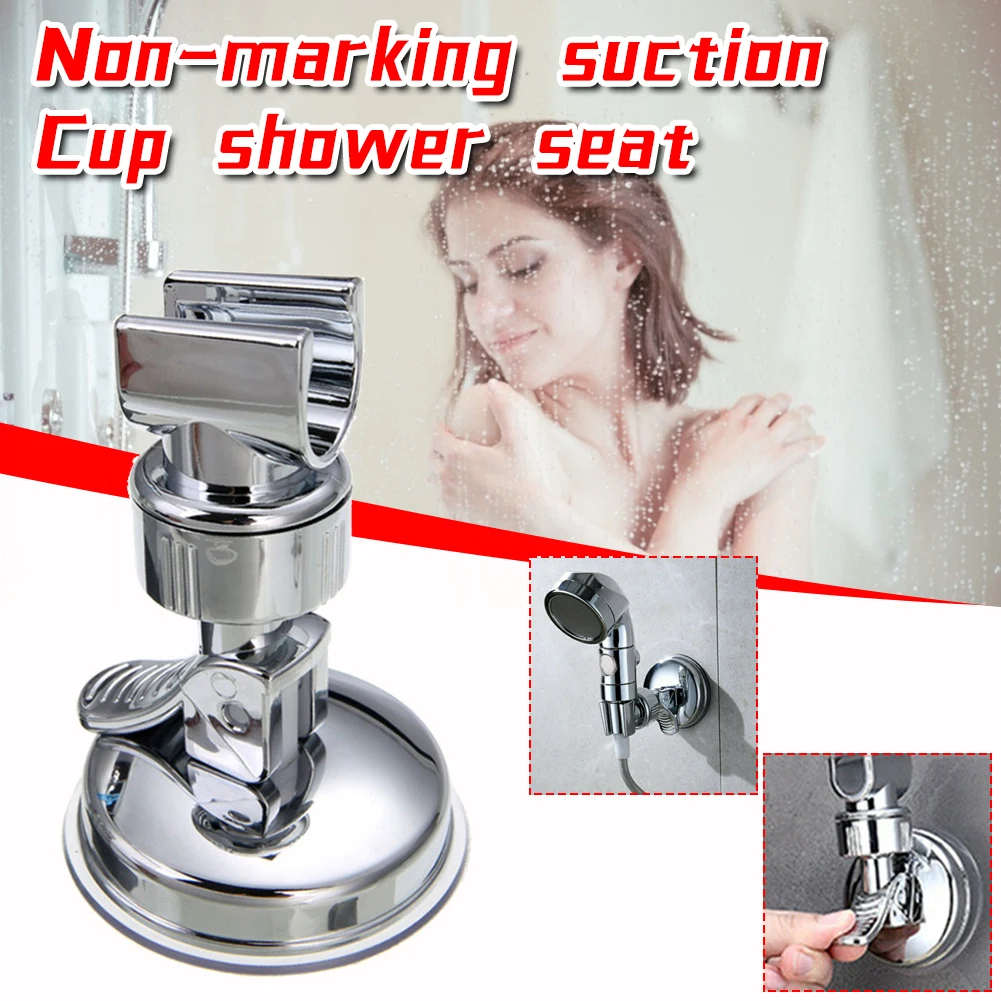 

Bathroom Adjustable Shower Head Holder Rack Bracket Suction Cup Shower Holder Wall Mounted Shower Holder Bathroom Accessory