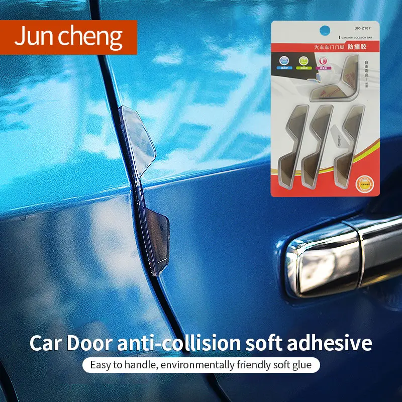New Open The Door Car Anti Collision Auto Avoidance Stick Rubber Strip Decoration Stickers Accessories | Автомобили и мотоциклы