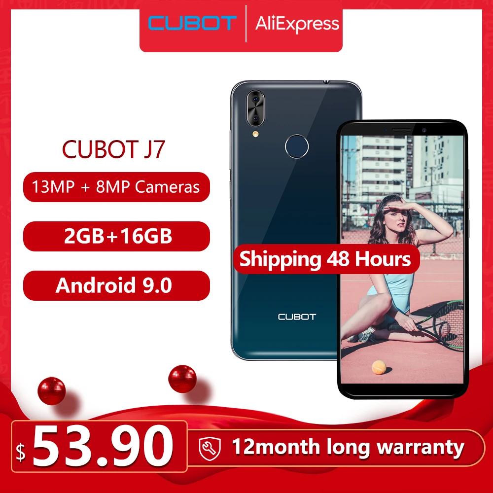 Чехол для Cubot J7 мобильный телефон 5 7 &quot18:9 Дисплей Android 9 0 пирог Face ID двойные задние
