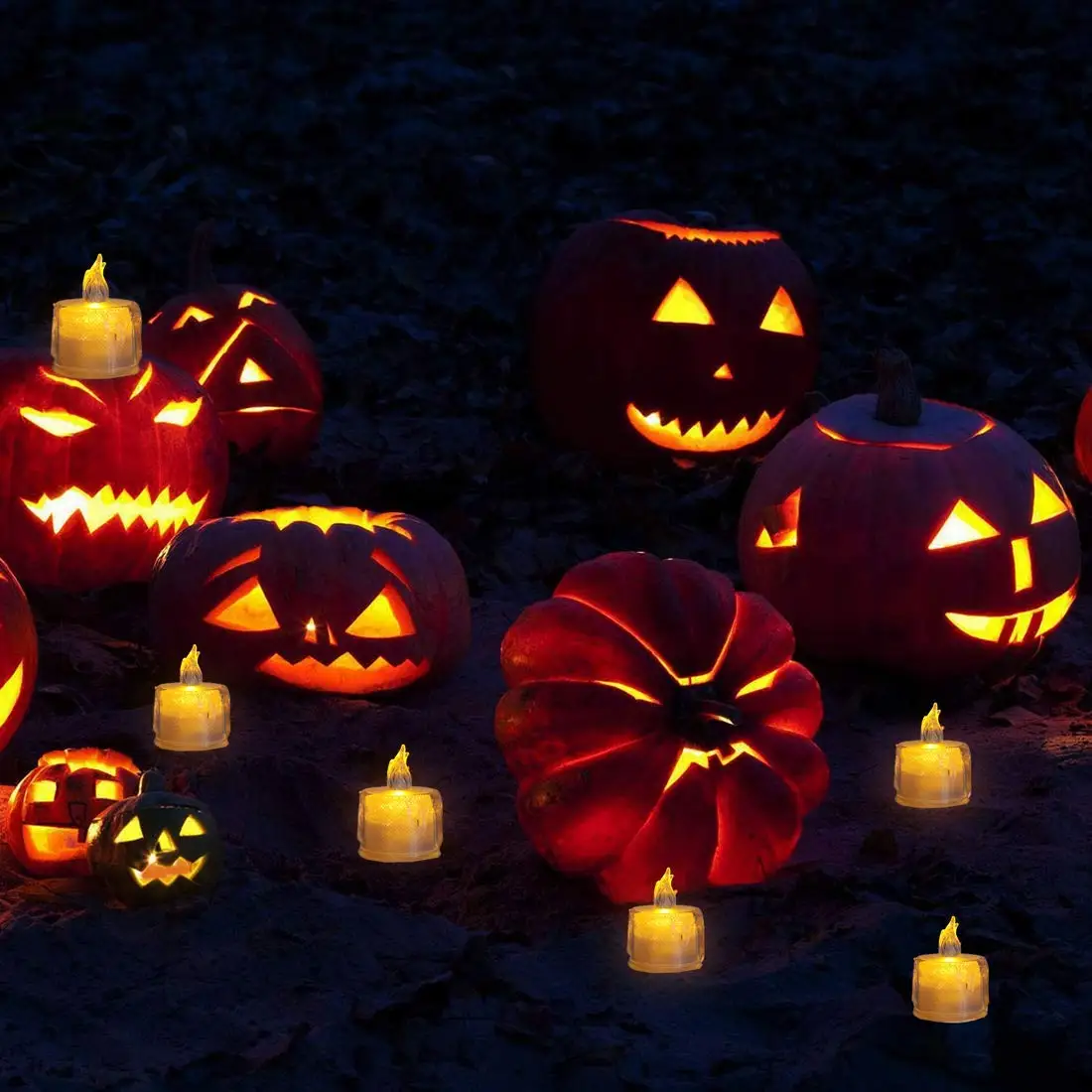 Рождественские декоративные светодиодные свечи мерцающие кристально чистые