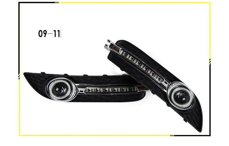 Наружные Drl дневные Neblineros Luces Para Авто Стайлинг светодиодные ходовые Автомобильные фары передние противотуманные фары 13 для Buick Regal