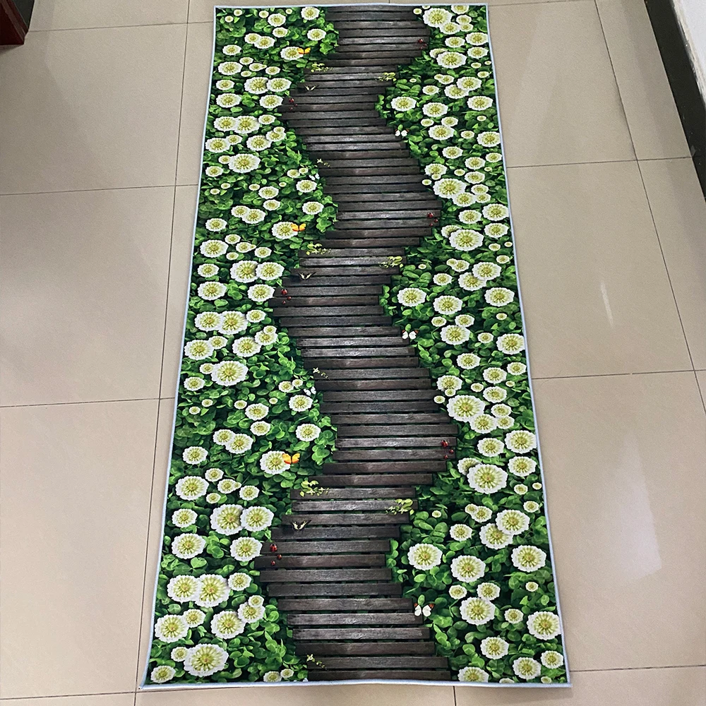 3d ковры для гостиной ковер с принтом золотых рыбок из камней напольный коврик