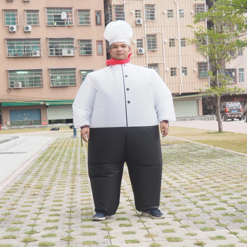 Halloween Cosplay Outdoor performance props Costume party chef inflatable clothes Fancy Full Body Dress |