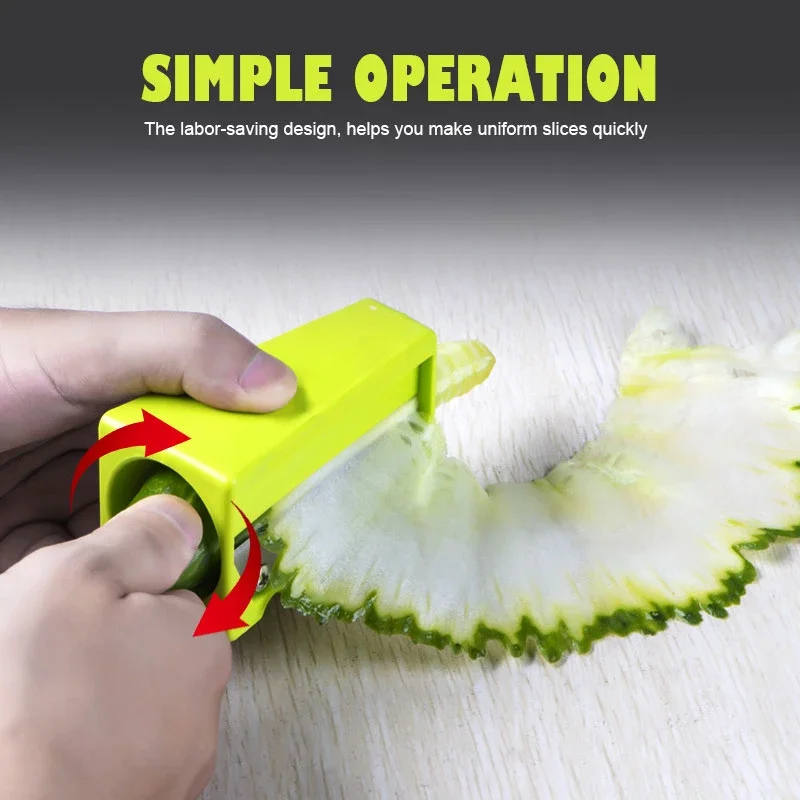 

1PC Food Facial beauty cucumber slicer Carrot Cucumber Sharpener Peeler Kitchen Tool spiral Vegetable Slicer