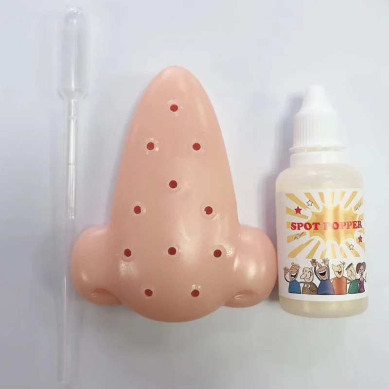 

Squeezing Nose Pimple Popping Stress Relief Toy Gift Fun Jokes for Adults Kids Teens