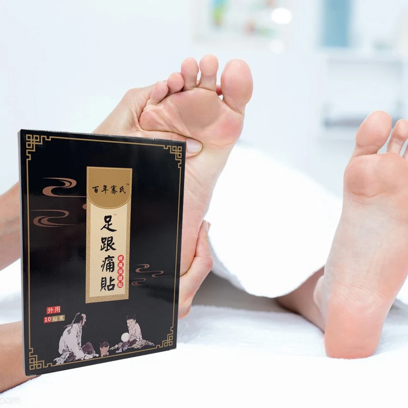 

10PCS/Box Foot Heel Spur Pain Relief Medical Patch Herbal Spur Rapid Heel Feet Pain Relief Sticker Achilles Tendinitis Stickers