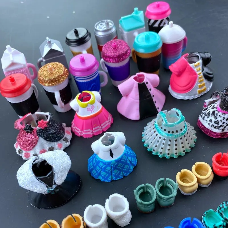 

3pc LOLs doll clothes, bottles, shoes accessories for LOLs accessories hot sale oreign doll Accessories